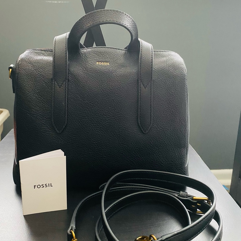 Fossil Sydney Leather Satchel